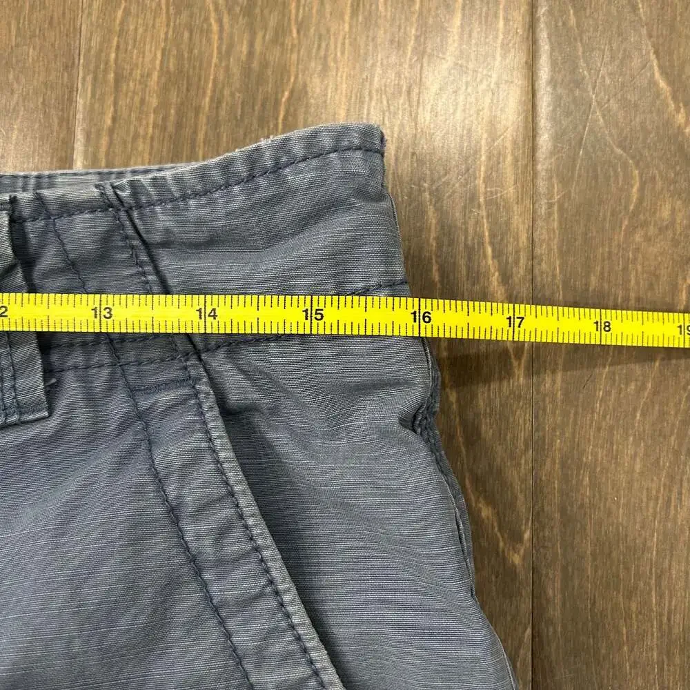 Vintage LL Bean Canvas Work Pants Weathered Blue 31x34